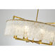 Canada LED 32 inch Brass Chandelier Ceiling Light